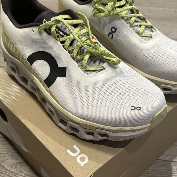 On Cloudmonster 2 Mens Athletic Running Shoes Sneaker Undyed/Zest New 12 M - Picture 4 of 9